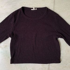 Wilfred Free cropped ribbed long sleeve